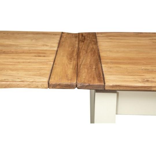 country stylu biely rustikalny vintage rozkladaci jedalensky stol lipa masiv drevo prirodny vidiecky cottage provence stoly lameridiana dlhy 2.jpg